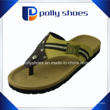 Flip Flops das sandálias da camurça das sandálias da praia do verão do falhanço dos homens